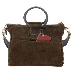 Hobo Sheila Medium Suede Satchel Bag